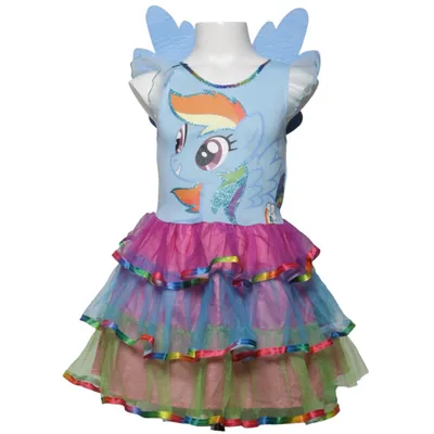 Verkleidung (Blau, Mehrfarbig) von My Little Pony Polyester