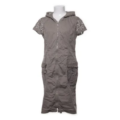 Hood dress (Beige) from Lafei Nier Cotton, Elastane