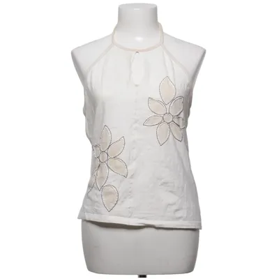 Haltertop (Wit, Beige) van Add It Katoen, Elastaan