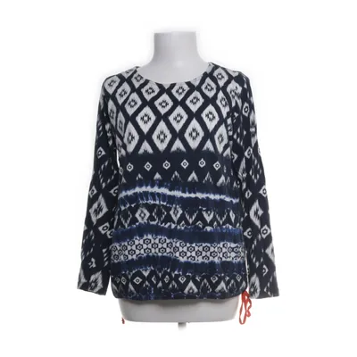 Lange mouwen shirt (Blauw, Wit) van Oui Katoen