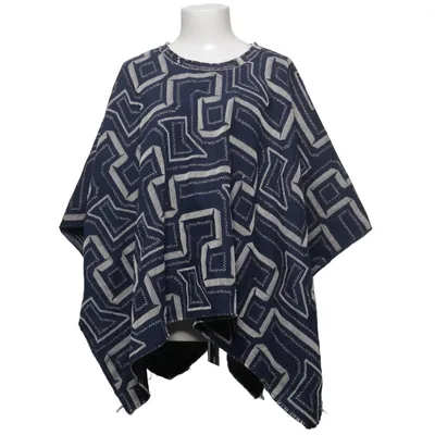 Poncho (Blue, White) from Hakei