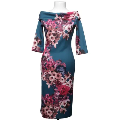 Jurk (Blauw, Meerkleurig) van Jolie Moi Elastaan, Polyester