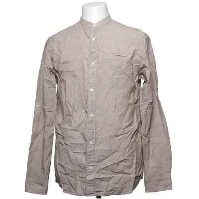 Skjorte (Beige) fra Premium by Jack & Jones Bomuld, Linned