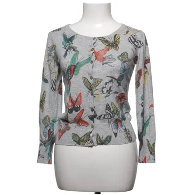 Cardigan (Gray, Multicolored) from Uttam Boutique Acrylic, Polyamide, Wool