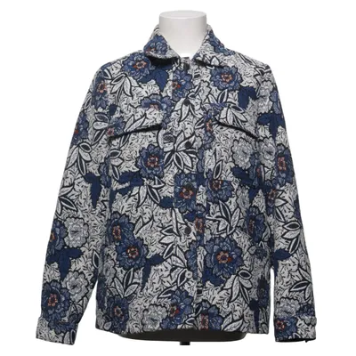 Skjortejakke (Blå, Hvid, Flerfarvet) fra Sézane Akryl, Bomuld, Polyester, Viscose