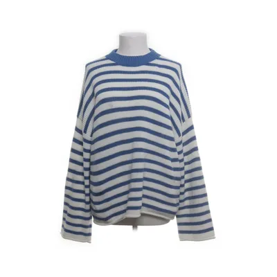 Sweater (White, Blue) from Junkyard Recycled cotton, Recycled polyester