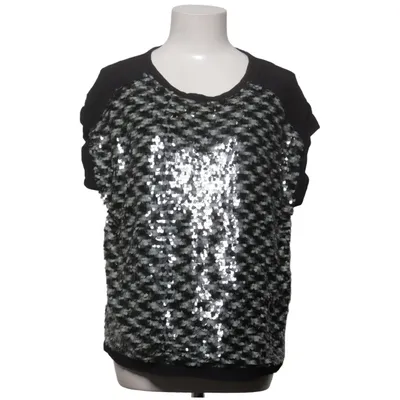 Top (Black, Silver) from BigBlue Viscose