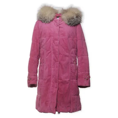 Vinterkappa (Rosa) från Walter Leder Rävpäls, Skinn, Silke