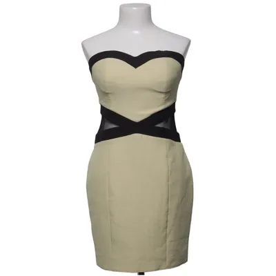 Klänning (Beige, Svart) från Renk Bomull, Polyester