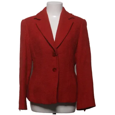 Blazer (Rouge) de Ritva Falla Viscose, Laine