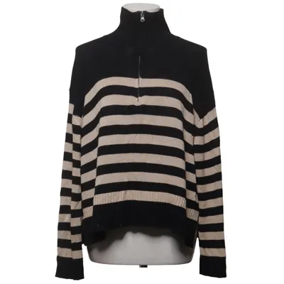 Strickpullover (Schwarz, Beige) von Movesgood Kaschmir, Lyocell
