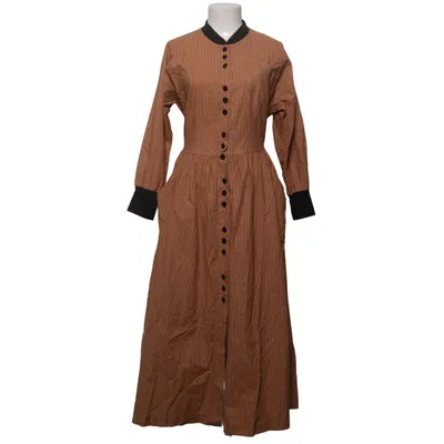 Shirt dress (Brown, Black) from Anna Modeller Cotton