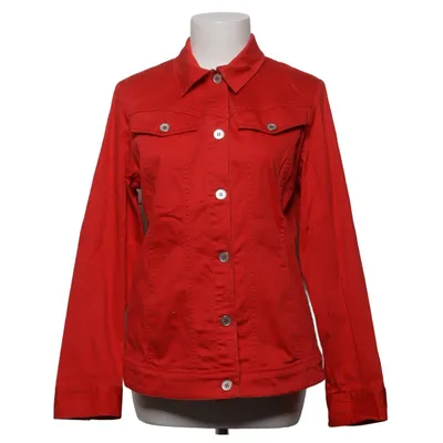 Denim jacket (Red) from Almia Cotton, Elastane