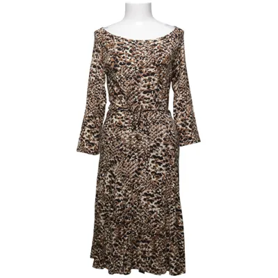 Klänning (Brun, Svart, Vit) från Lauren Ralph Lauren Elastan, Viskos