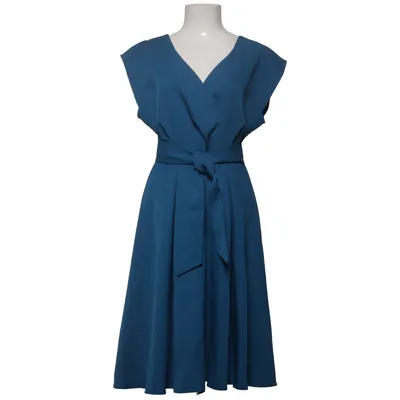 Omlottklänning (Blå) från Numoco Elastan, Polyester