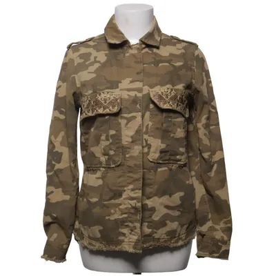Jacket (Brown, Beige) from Bershka Premium Outerwear Cotton