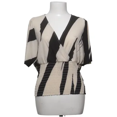 Top (Sort, Beige) fra Visual Clothing Project Elastan, Genanvendt polyester
