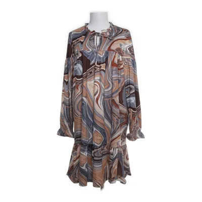 Klänning (Brun, Flerfärgad) från One Two & Luxzuz Polyester, Elastan, Viskos