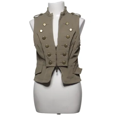 Outer vest (Green) from Bebe Cotton, Elastane, Nylon, Polyester