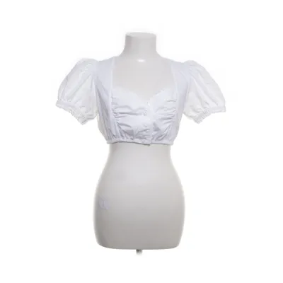 Dirndlblus (Vit) från Lisa's Landhaus Bomull, Polyester