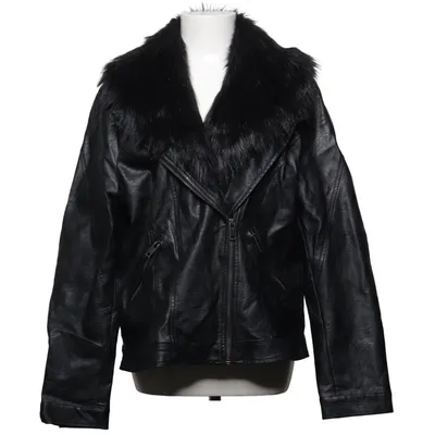 Bikerjacka (Svart) från Flame Akryl, Polyester, Polyuretan, Viskos