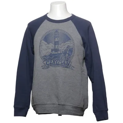 Sweatshirt (Bleu, Gris) de Canvas Coton, Polyester