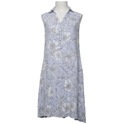 Dress (Blue, White, Multicolored) from Menglu Viscose
