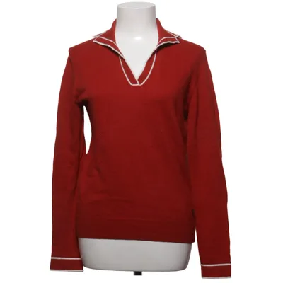 Sweater (Red, White) from Luis Trenker Cashmere, Polyamide, Viscose, Wool