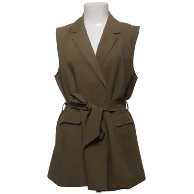 Gilet (Beige) van YAS Elastaan, Gerecycled polyester, Viscose