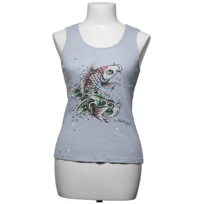 Débardeur (Gris, Multicolore) de Ed Hardy Coton