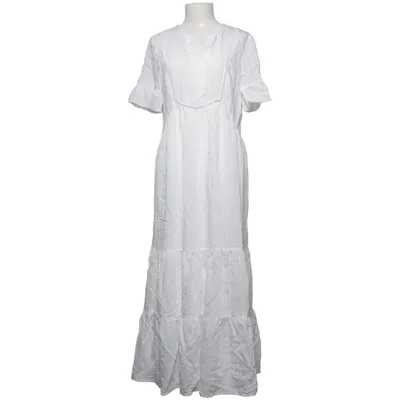 Maxikjole (Hvid) fra Yaya Women Polyamid, Viscose