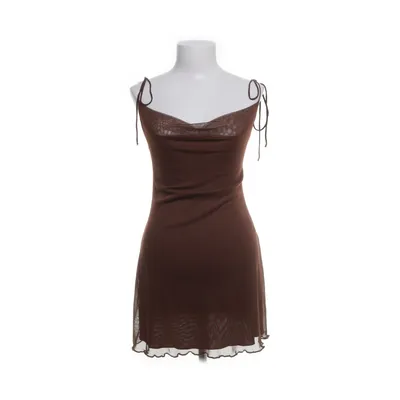 Halternek jurk (Bruin) van Stradivarius Elastaan, Polyester