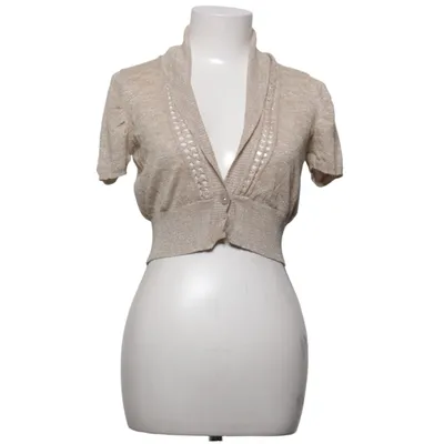Crop top (Beige) de Hallhuber Coton, Fibre métallique, Polyester