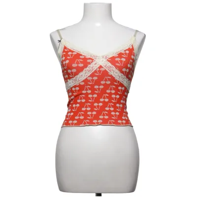 Topp (Röd, Vit) från Urban Outfitters Elastan, Polyamid, Polyester
