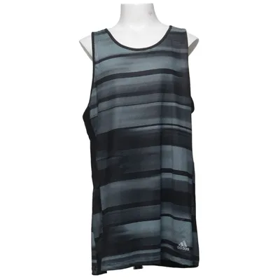 Träningslinne (Svart, Blå) från Adidas Elastan, Återvunnen polyester