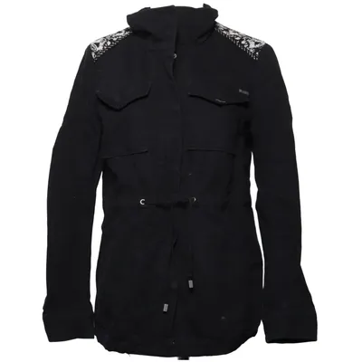 Jakke (Sort) fra IKKS Akryl, Bomuld, Polyester