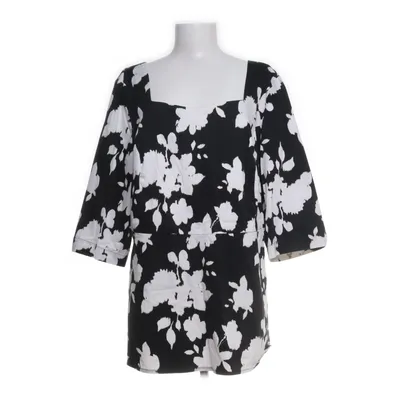 Blouse (Black, White) from Sheego Cotton, Elastane
