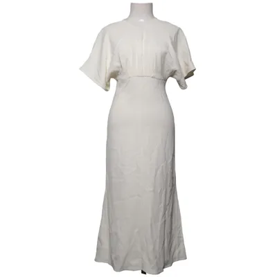 Maxikjole (Hvid) fra Victoria Beckham Acetat, Polyester, Viscose