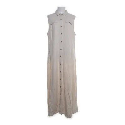 Maxi jurk (Beige) van Isolde Linnen, Viscose