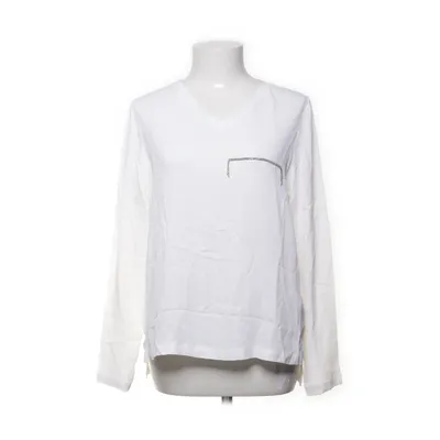 Blouse (Wit) van Fabiana Filippi Acetaat, Katoen, Zijde
