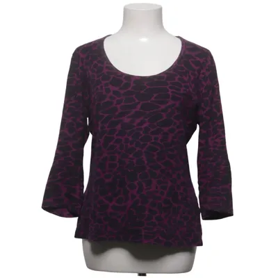 Long sleeve T-shirt (Purple, Black) from Trigema Cotton, Elastane