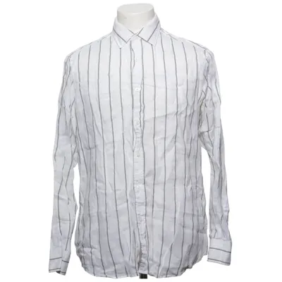Skjorta (Vit, Grå) från Massimo Dutti Linne