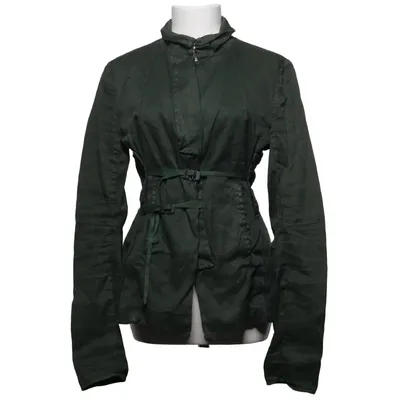 Veste (Vert) de Dondup Coton, Lin