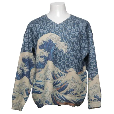 Pull-over (Bleu, Multicolore) Élasthane, Polyester