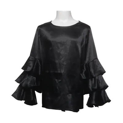 Blouse (Black) from Uniq Young Polyester