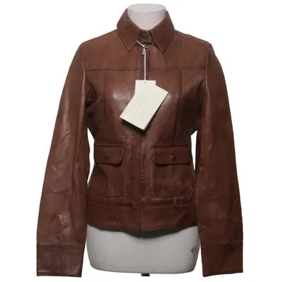 Läderjacka (Brun) från Active Wear Skinn, Polyester