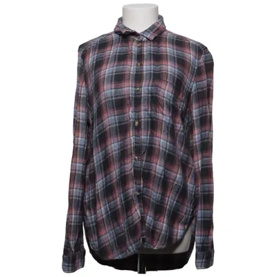 Flannel skjorte (Pink, Blå, Sort) fra American Eagle Outfitters Viscose