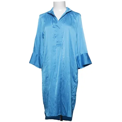 Jurk (Blauw) van Dea Kudibal Elastaan, Zijde