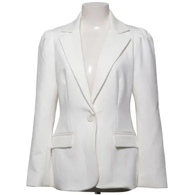 Blazer (Wit) van Lucy Paris Elastaan, Polyamide, Polyester, Viscose