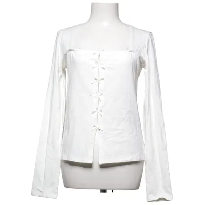 Blouse (Blanc) de Nelly Coton, Élasthane